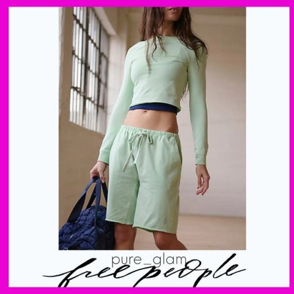 Free People matching set shorts and top